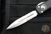 Microtech Ultratech OTF Knife- Double Edge- with Part Serrated Stonewash Blade 122-11