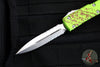 Microtech Ultratech OTF Knife- Double Edge- Zombietech Finished Handle- Part Serrated Stonewash Blade 122-11 Z
