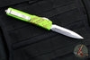 Microtech Ultratech OTF Knife- Double Edge- Zombietech Finished Handle- Part Serrated Stonewash Blade 122-11 Z