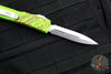 Microtech Ultratech OTF Knife- Double Edge- Zombietech Finished Handle- Part Serrated Stonewash Blade 122-11 Z