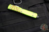 Microtech Ultratech OTF Knife- Double Edge- Zombietech Finished Handle- Part Serrated Stonewash Blade 122-11 Z