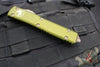 Microtech Ultratech OTF Knife- Double Edge- OD Green Handle- Bronzed Apocalyptic Blade and Hardware 122-13 APOD