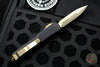 Microtech Ultratech OTF Knife- Double Edge- Black Handle- Bronzed Blade and Hardware 122-13