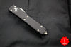 Microtech Ultratech OTF Knife- Double Edge- Black Handle- Stonewash Full Serrated Blade 122-12