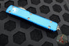 Microtech Ultratech OTF Knife- Double Edge- Blue Handle- Bronzed Blade 122-13 BL