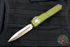 Microtech Ultratech OTF Knife- Double Edge- OD Green Handle- Bronzed Blade 122-13 OD