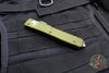 Microtech Ultratech OTF Knife- Double Edge- OD Green Handle- Bronzed Blade 122-13 OD