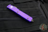 Microtech Ultratech OTF Knife- Double Edge- Purple Handle- Bronzed Blade 122-13 PU