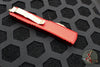 Microtech Ultratech OTF Knife- Double Edge- Red Handle- Stonewash Plain Edge 122-13 RD