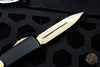 Microtech Ultratech OTF Knife- Black Handle- Bronzed Full Serrated Blade 122-15