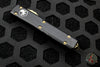 Microtech Ultratech OTF Knife- Black Handle- Bronzed Full Serrated Blade 122-15
