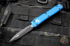 Microtech Ultratech Blue Double Edge OTF Knife Black Blade 122-1 BL