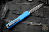 Microtech Ultratech Blue Double Edge OTF Knife Black Blade 122-1 BL