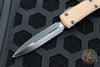 Microtech Ultratech Tan G-10 Double Edge OTF Knife Black Blade 122-1 GTTA