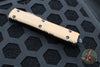Microtech Ultratech Tan G-10 Double Edge OTF Knife Black Blade 122-1 GTTA