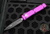 Microtech Ultratech Violet D/E OTF Knife Black Blade 122-1 VI