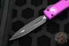 Microtech Ultratech Violet D/E OTF Knife Black Blade 122-1 VI
