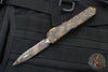 Microtech Ultratech OTF Knife- Double Edge- Coyote Camo Handle- Coyote Camo Full Serrated Blade 122-3 CCS