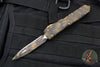Microtech Ultratech OTF Knife- Double Edge- Coyote Camo Handle- Coyote Camo Full Serrated Blade 122-3 CCS