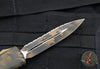 Microtech Ultratech OTF Knife- Double Edge- Coyote Camo Handle- Coyote Camo Full Serrated Blade 122-3 CCS