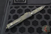 Microtech Ultratech OTF Knife- Double Edge- Olive Camo- Olive Camo Full Serrated Blade 122-3 OCS