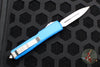 Microtech Ultratech OTF Knife- Double Edge- Blue With Satin Blade 122-4 BL