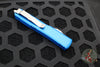 Microtech Ultratech OTF Knife- Double Edge- Blue With Satin Blade 122-4 BL