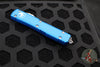 Microtech Ultratech OTF Knife- Double Edge- Blue With Satin Blade 122-4 BL