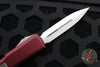 Microtech Ultratech OTF Knife- Double Edge- Merlot Red with Satin Blade 122-4 MR