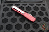 Microtech Ultratech OTF Knife- Double Edge- Merlot Red with Satin Blade 122-4 MR