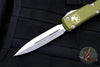 Microtech Ultratech OTF Knife- OD Green Handle With Satin Blade 122-4 OD