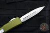 Microtech Ultratech OTF Knife- OD Green Handle With Satin Blade 122-4 OD