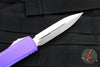 Microtech Ultratech OTF Knife- Double Edge- Purple With Satin Blade 122-4 PU