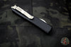 Microtech Ultratech Black Double Edge OTF Knife Satin Part Serrated Blade 122-5