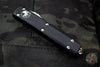 Microtech Ultratech Black Double Edge OTF Knife Satin Part Serrated Blade 122-5