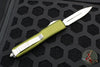Microtech Ultratech OD Green D/E OTF Knife Satin Part Serrated Blade 122-5 OD