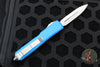 Microtech Ultratech OTF Knife- Double Edge- Blue With Satin Full Serrated Blade 122-6 BL