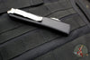 Microtech Ultratech OTF Knife- Double Edge- Black Handle- Apocalyptic Double Full Serrated Blade 122-D12 AP