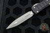 Microtech Ultratech II OTF Knife- Stepped Chassis- Double Edge- Black Handle- Apocalyptic Plain Edge Blade 122II-10 APS