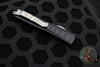 Microtech Ultratech II OTF Knife- Stepped Chassis- Double Edge- Black Handle- Apocalyptic Plain Edge Blade 122II-10 APS