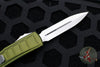 Microtech Ultratech II- Stepped Chassis- OTF Knife- Double Edge- OD Green With Stonewash Plain Edge Blade 122II-10 ODS