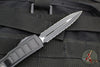 Microtech Ultratech II OTF Knife- Stepped Chassis- Double Edge- Tactical- Black Double Full Serrated Blade 122II-D3 TS