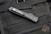 Microtech Ultratech II OTF Knife- Stepped Chassis- Double Edge- Tactical- Black Double Full Serrated Blade 122II-D3 TS