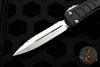 Microtech Ultratech II- Stepped Chassis- Black Double Edge OTF Knife Stonewash Full Serrated Blade 122II-12 S