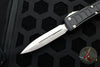 Microtech Ultratech II- Stepped Chassis- Black Double Edge OTF Knife Satin Plain Edge Blade 122II-4 S