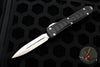 Microtech Ultratech II- Stepped Chassis- Black Double Edge OTF Knife Satin Plain Edge Blade 122II-4 S