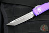 Microtech Ultratech OTF Knife- Tanto Edge- Purple Handle- Apocalyptic Blade 123-10 APPU