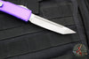 Microtech Ultratech OTF Knife- Tanto Edge- Purple Handle- Apocalyptic Blade 123-10 APPU