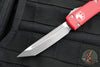 Microtech Ultratech OTF Knife- Tanto Edge- Red Handle- Apocalyptic Blade 123-10 APRD