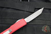 Microtech Ultratech OTF Knife- Tanto Edge- Red Handle- Apocalyptic Blade 123-10 APRD